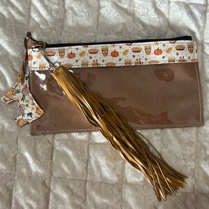 NEW Holy Cow Couture Make-up/Travel/Storage bag with Tassel